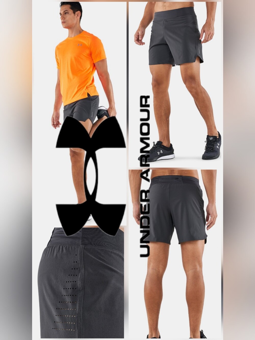Under Armour Men’s 7" Run Shorts - Black